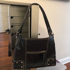 Tous bag black leather